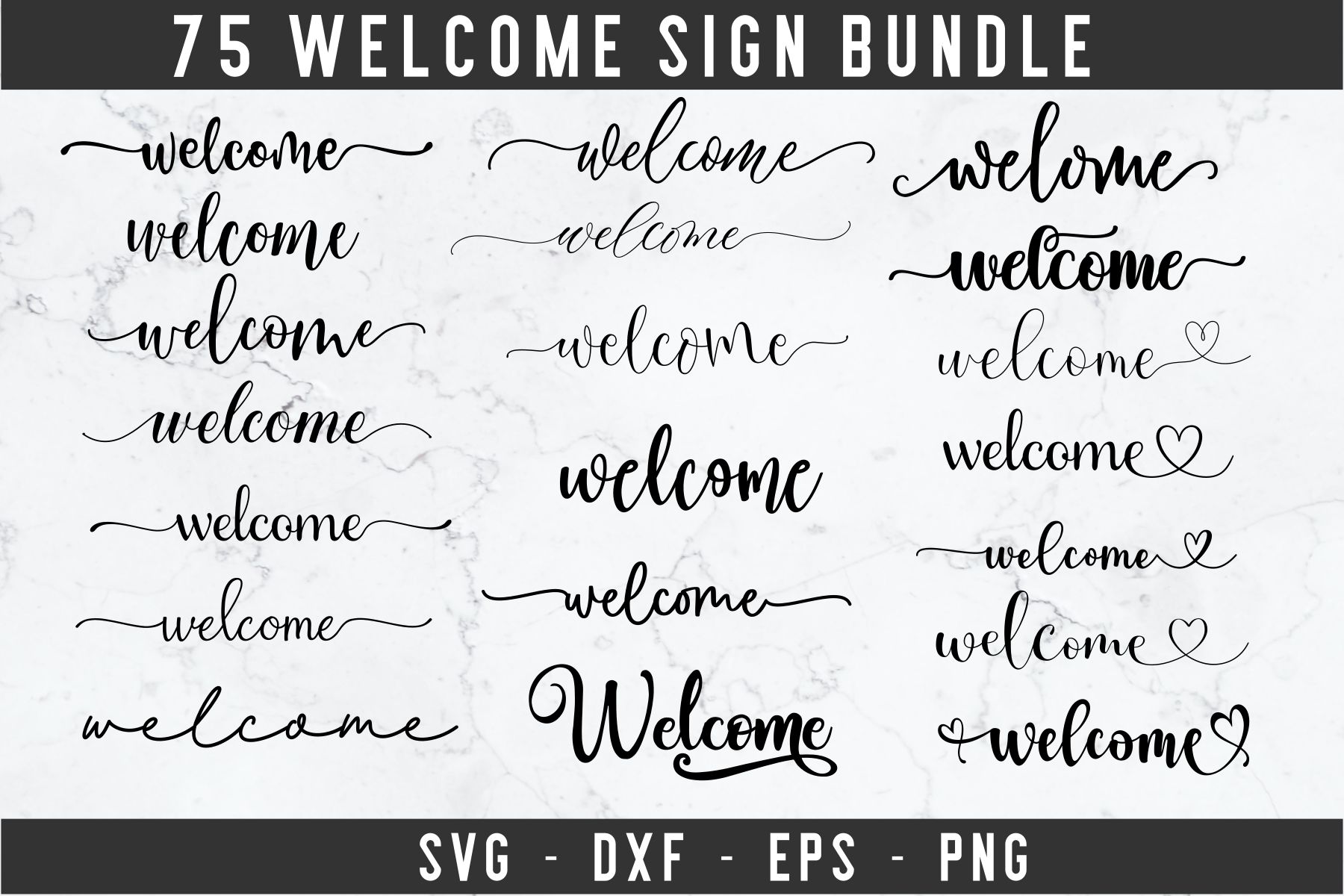 Welcome Svg Bundle, Welcome Sign Svg