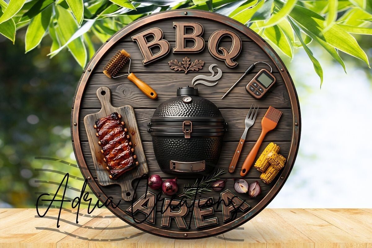 BBQ Door Sign, Father\